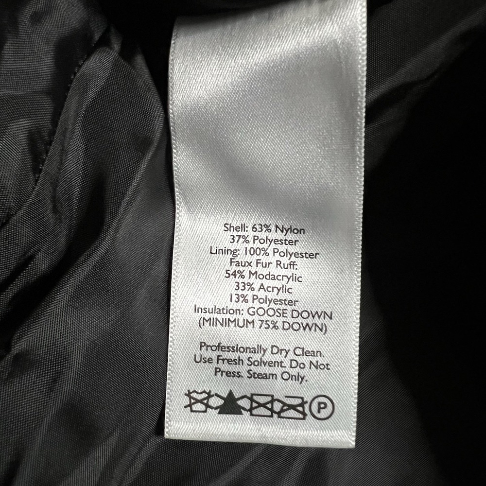 Eddie Bauer Women's Premium‎ Quality Goose Down Puffer Vest With Hood Size Small - Picture 7 of 7